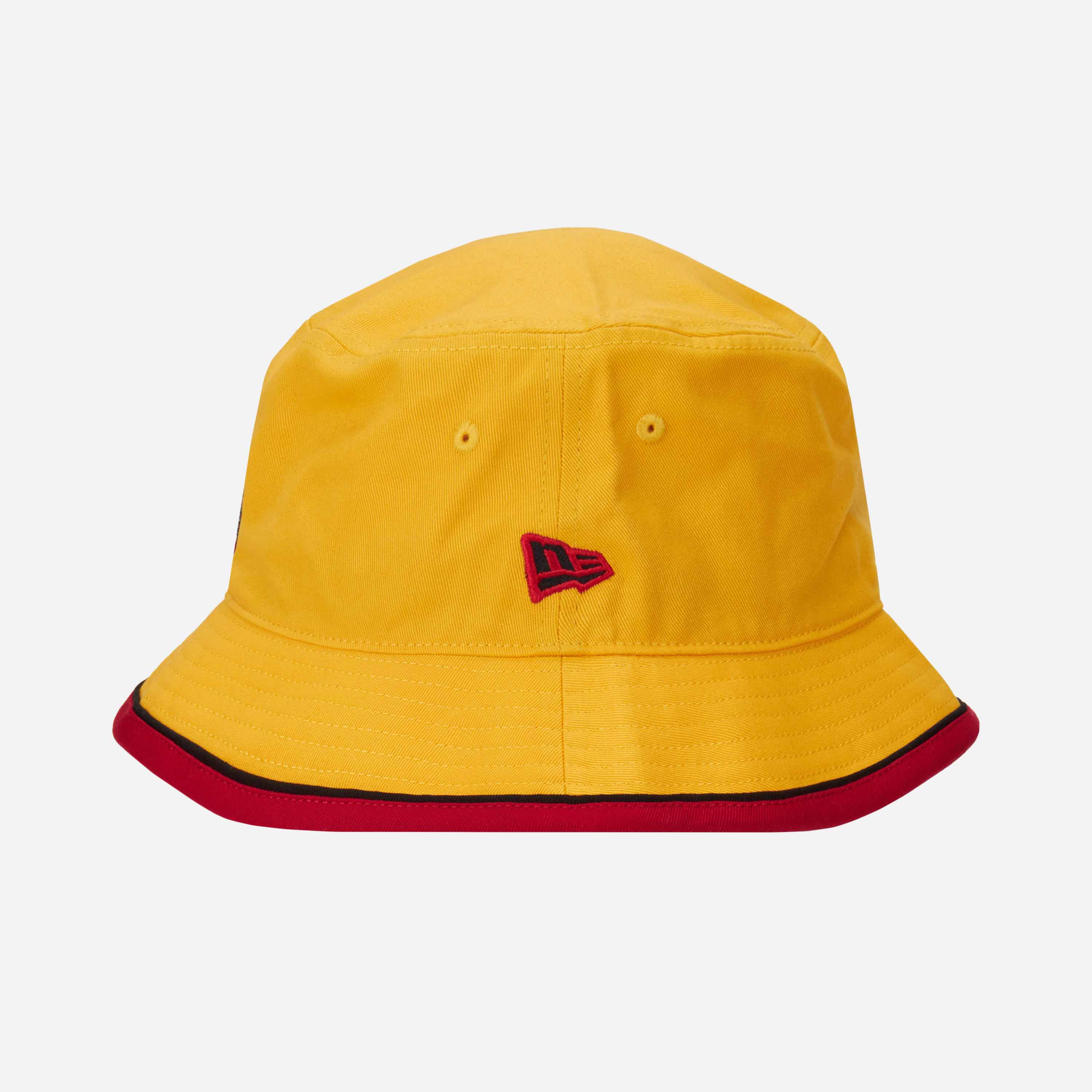 BUCKET HAT GIALLO NEW ERA X AC MILAN CON LOGO - Image 4