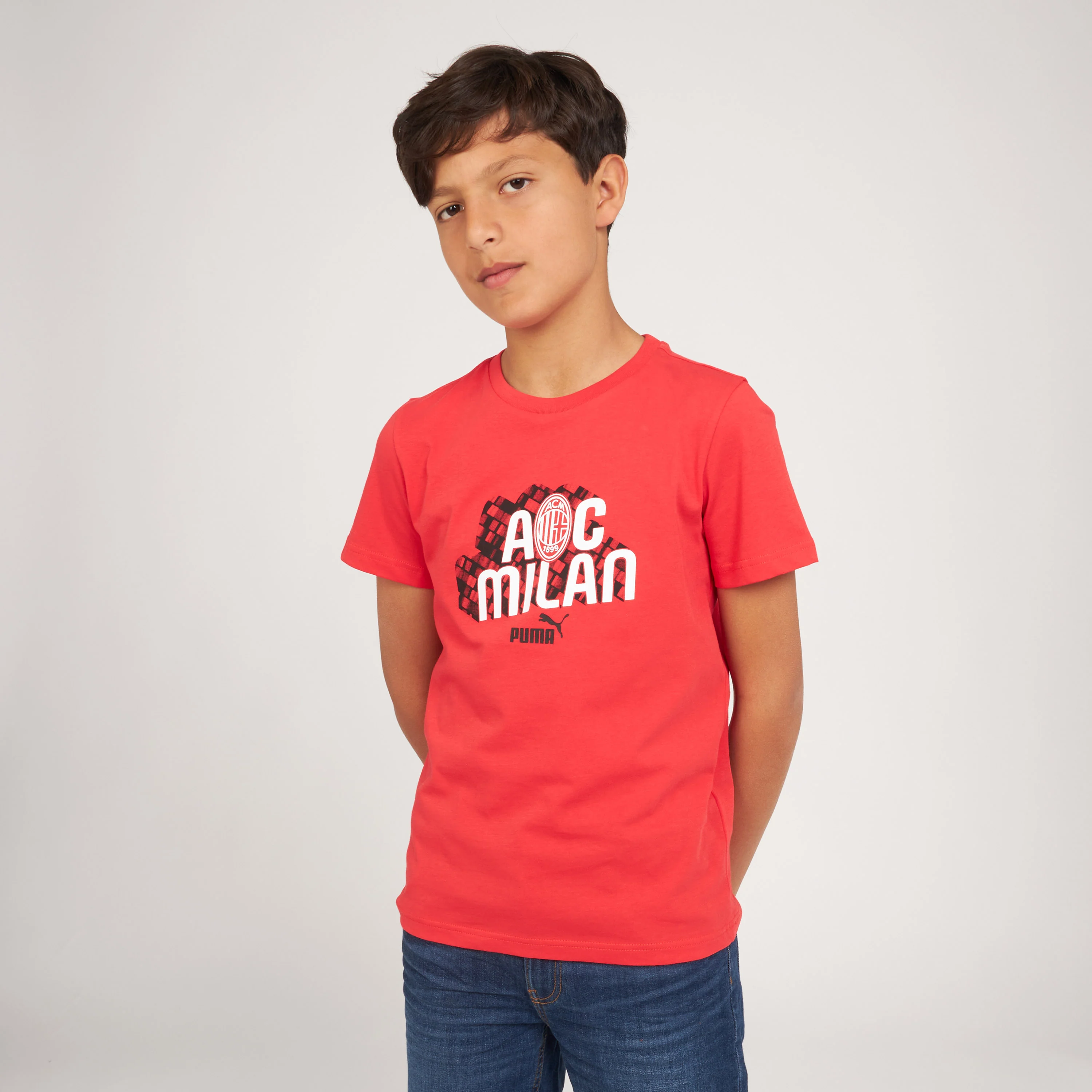 T-SHIRT MILAN CULTURE ROSSA BAMBINO - Image 3