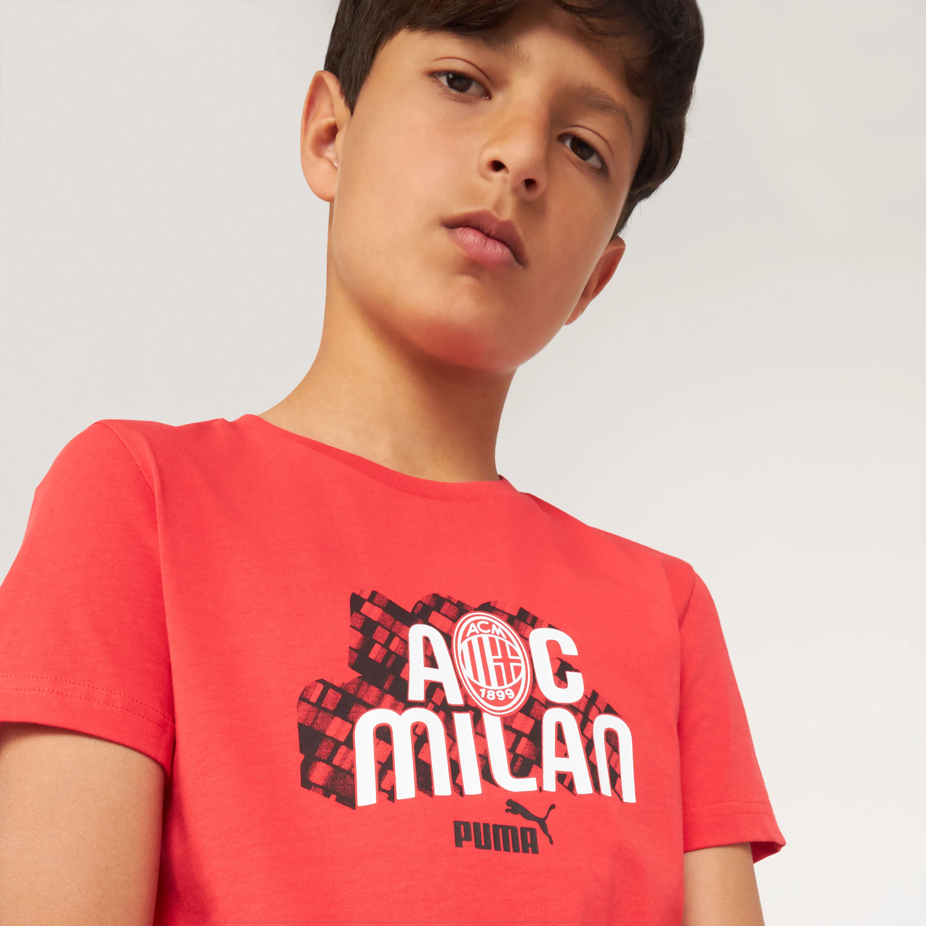 T-SHIRT MILAN CULTURE ROSSA BAMBINO - Image 4