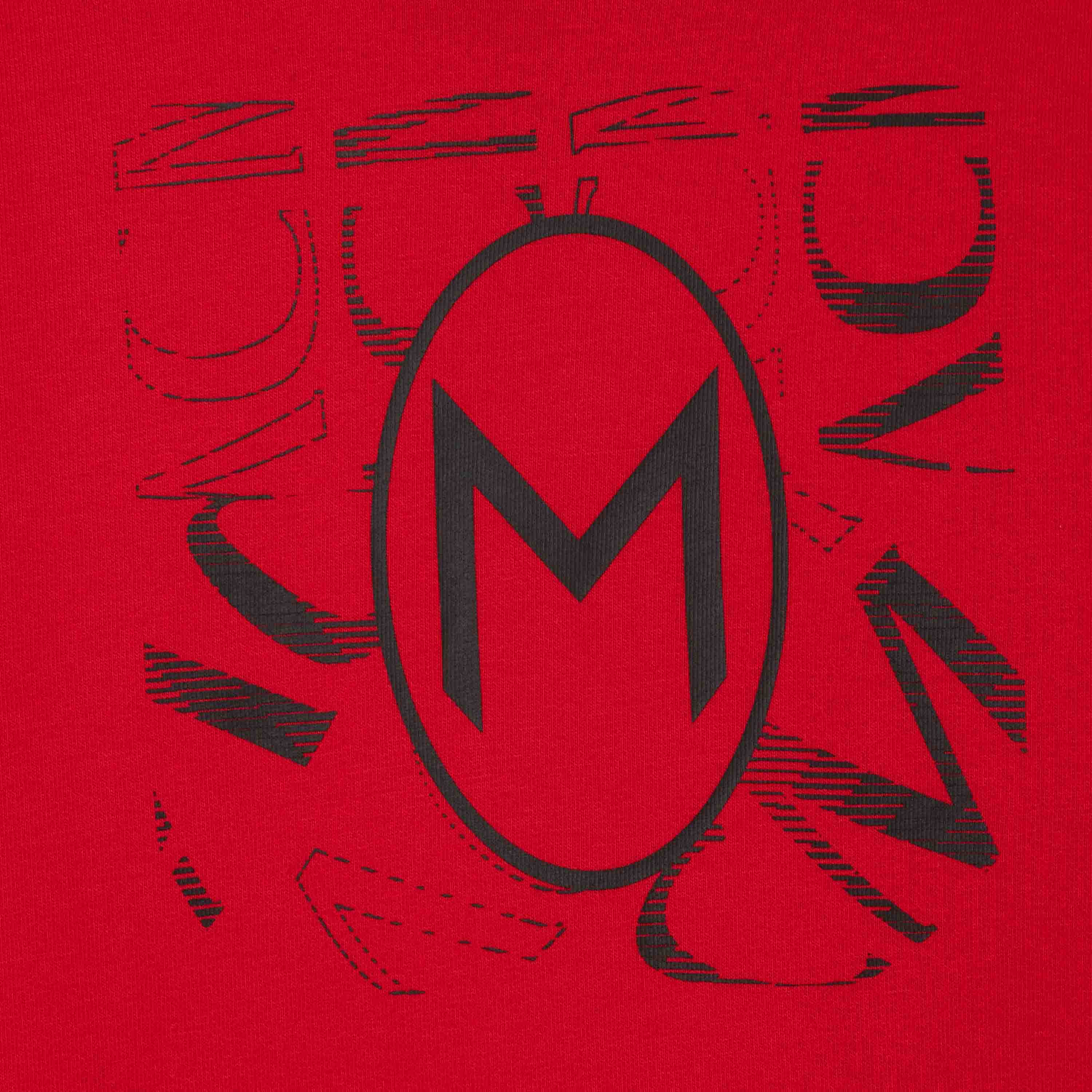 FELPA MILAN BAMBINO CON CAPPUCCIO E STAMPA FOOTBALL CORE - Image 8