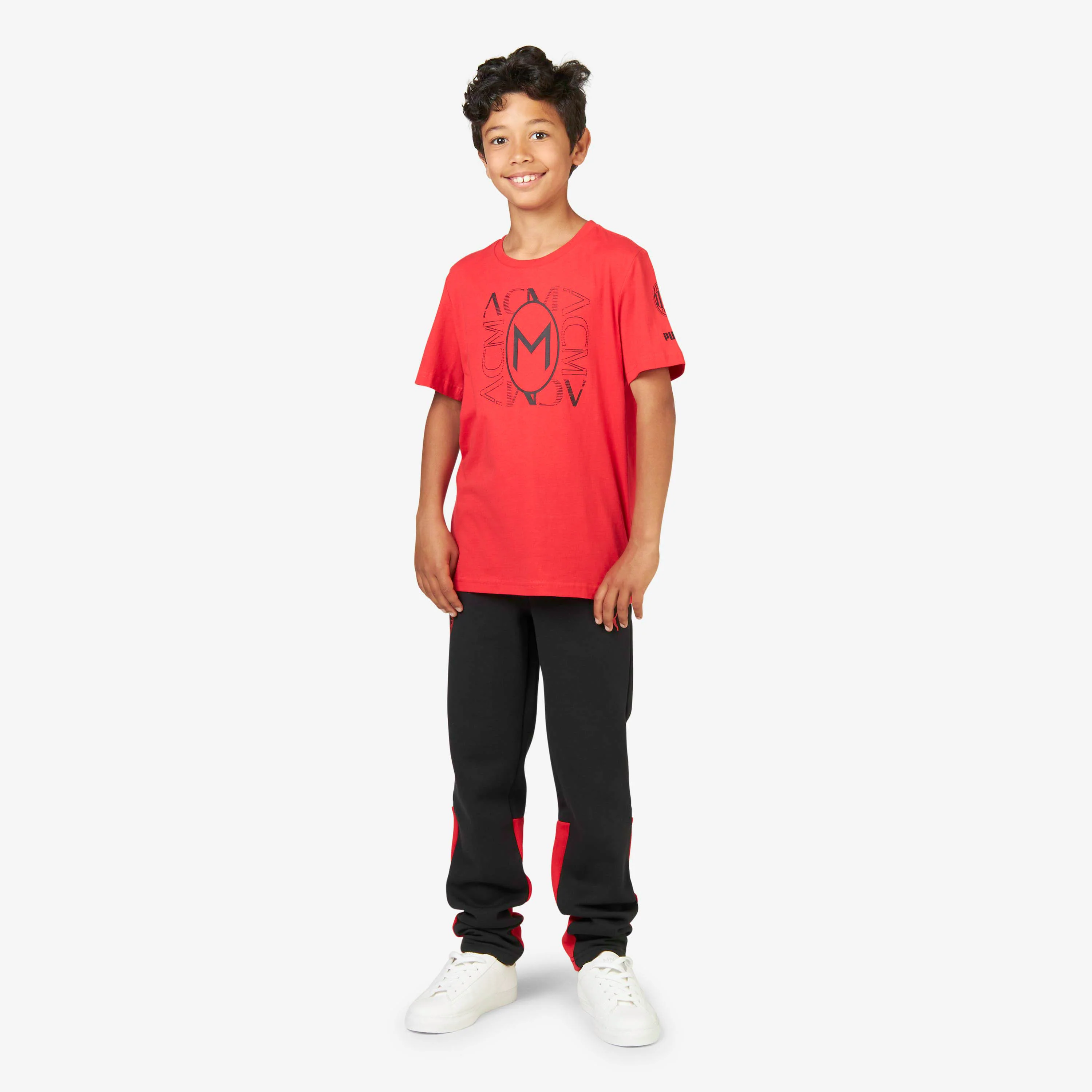 T-SHIRT MILAN BAMBINO CON STAMPA FRONTALE FOOTBALL CORE - Image 3