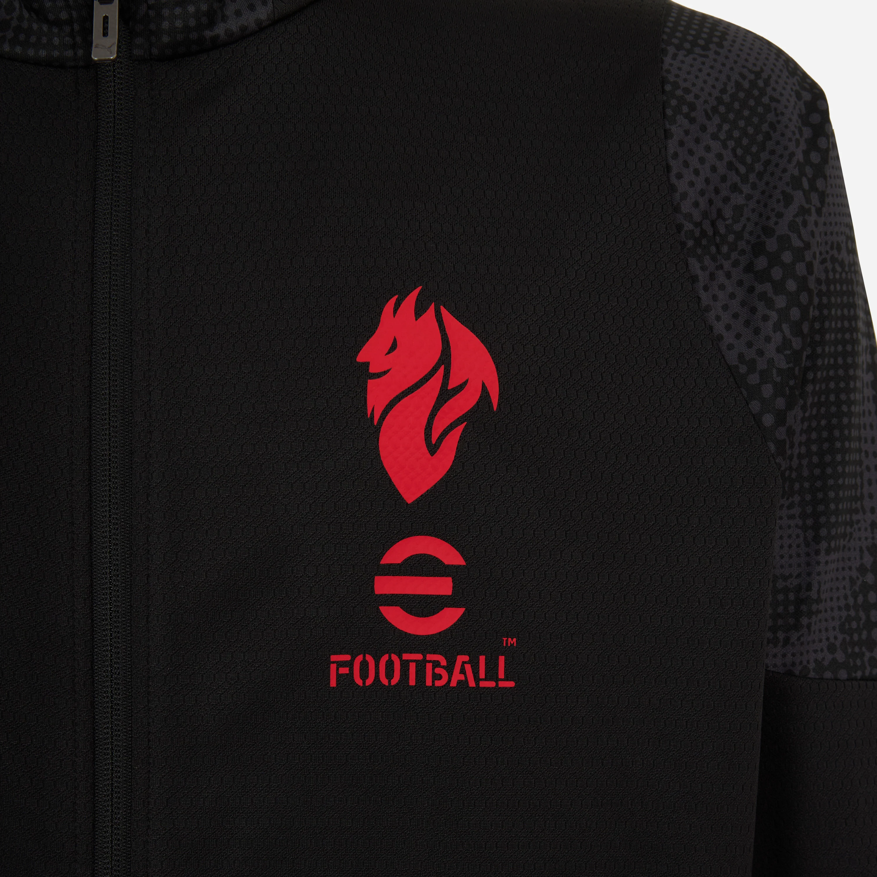 GIACCA NERA MILAN TRAINING 2025/26 CON ZIP E TASCHE - Image 7