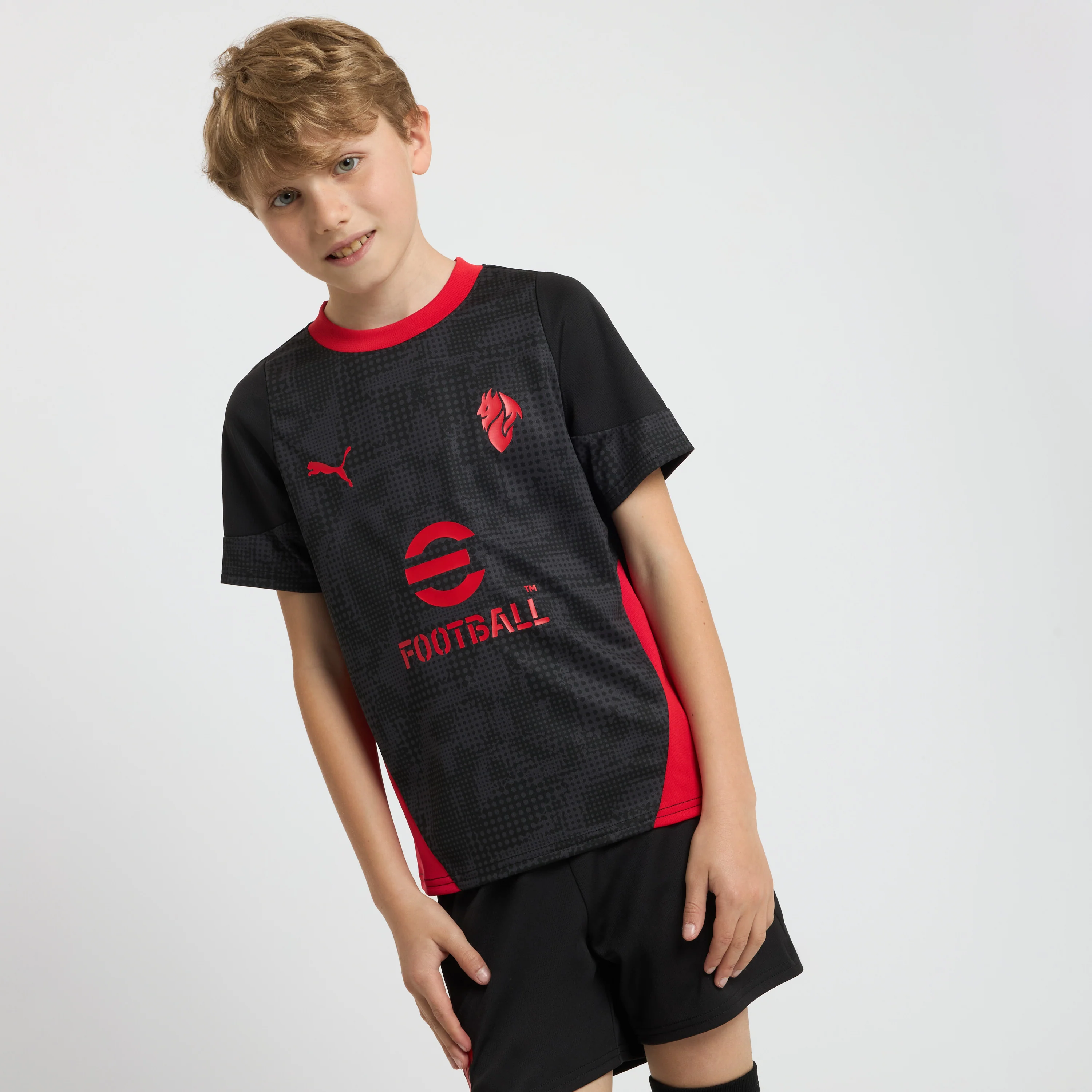 MAGLIA NERA BAMBINO MILAN TRAINING 2025/26 - Image 3
