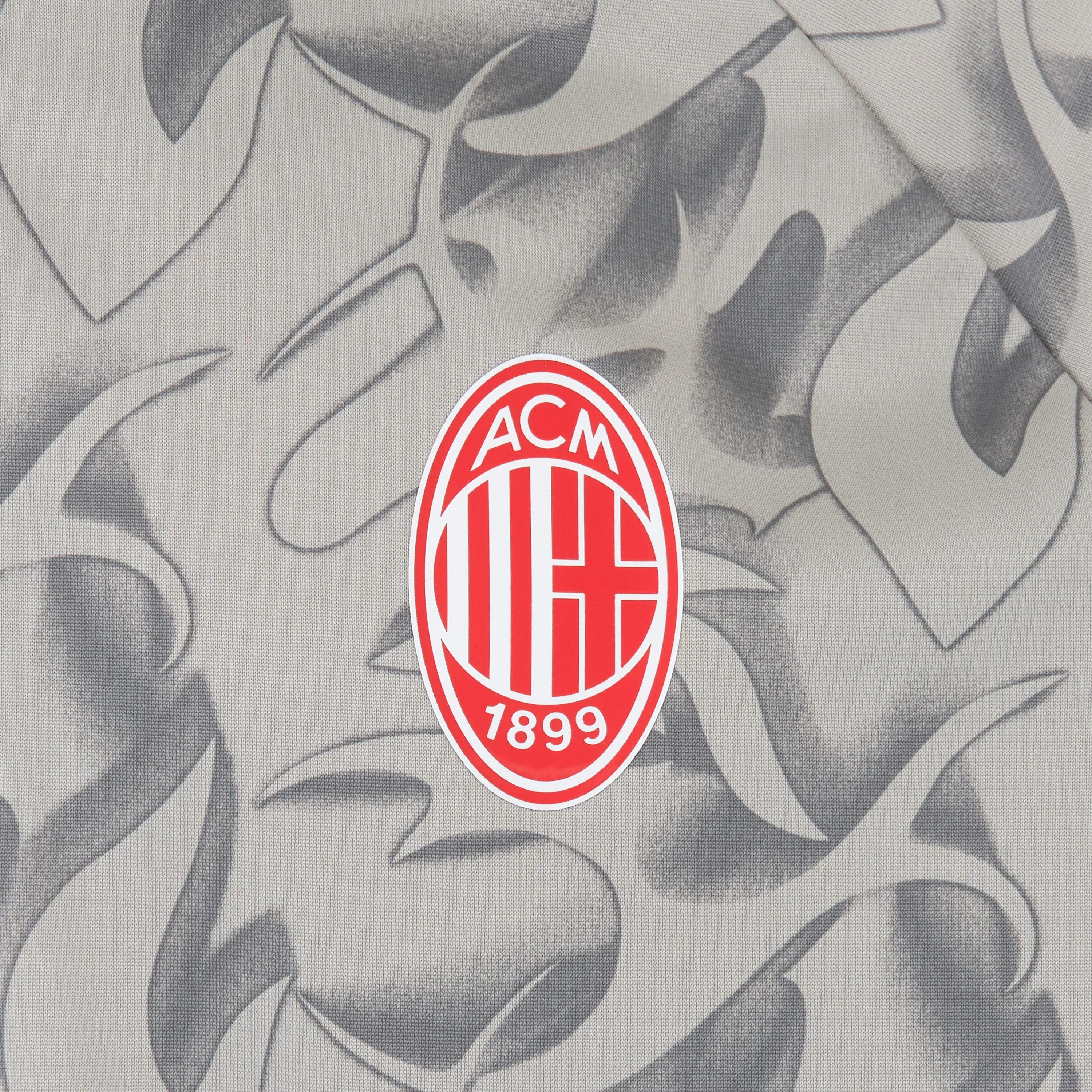 MAGLIA MILAN PREMATCH GRIGIA 2025/26 CON 1/4 ZIP - Image 8