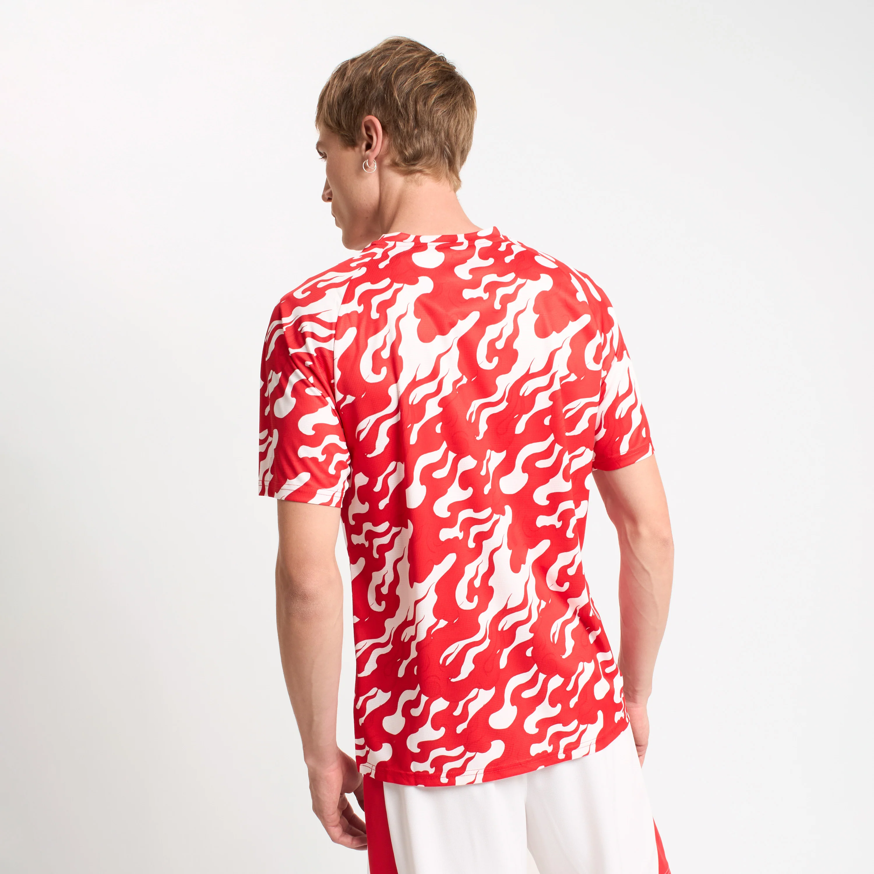 MAGLIA MILAN PREMATCH BIANCA E ROSSA 2025/26 - Image 6