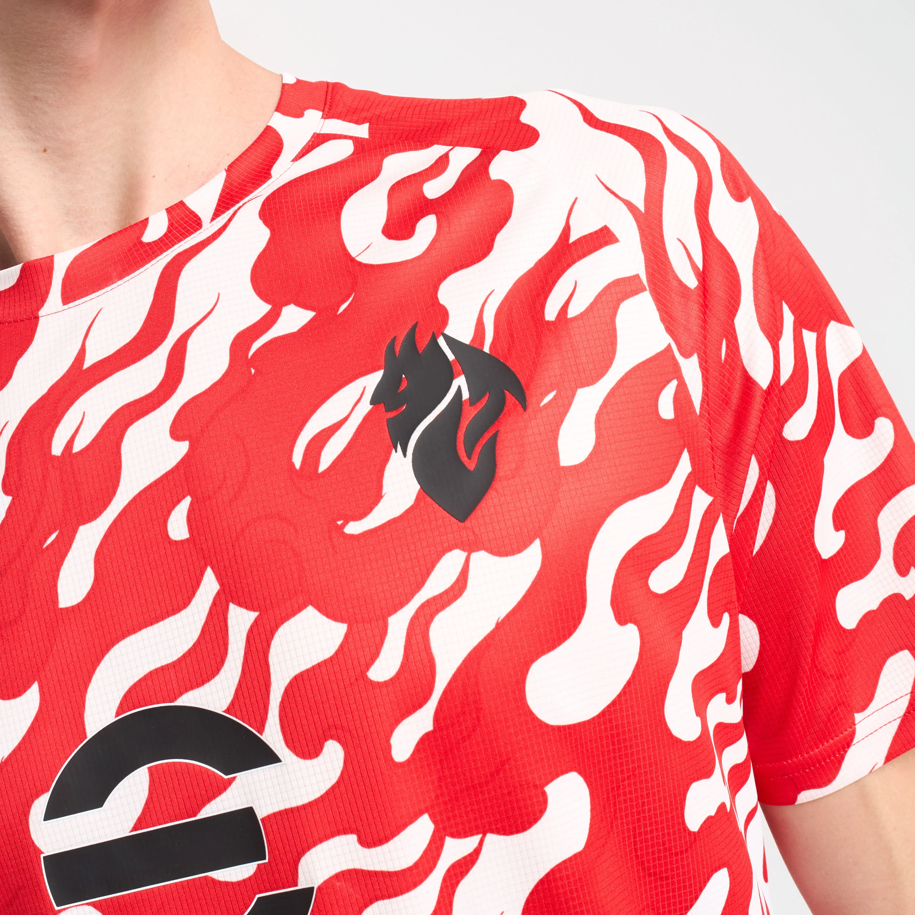 MAGLIA MILAN PREMATCH BIANCA E ROSSA 2025/26 - Image 7