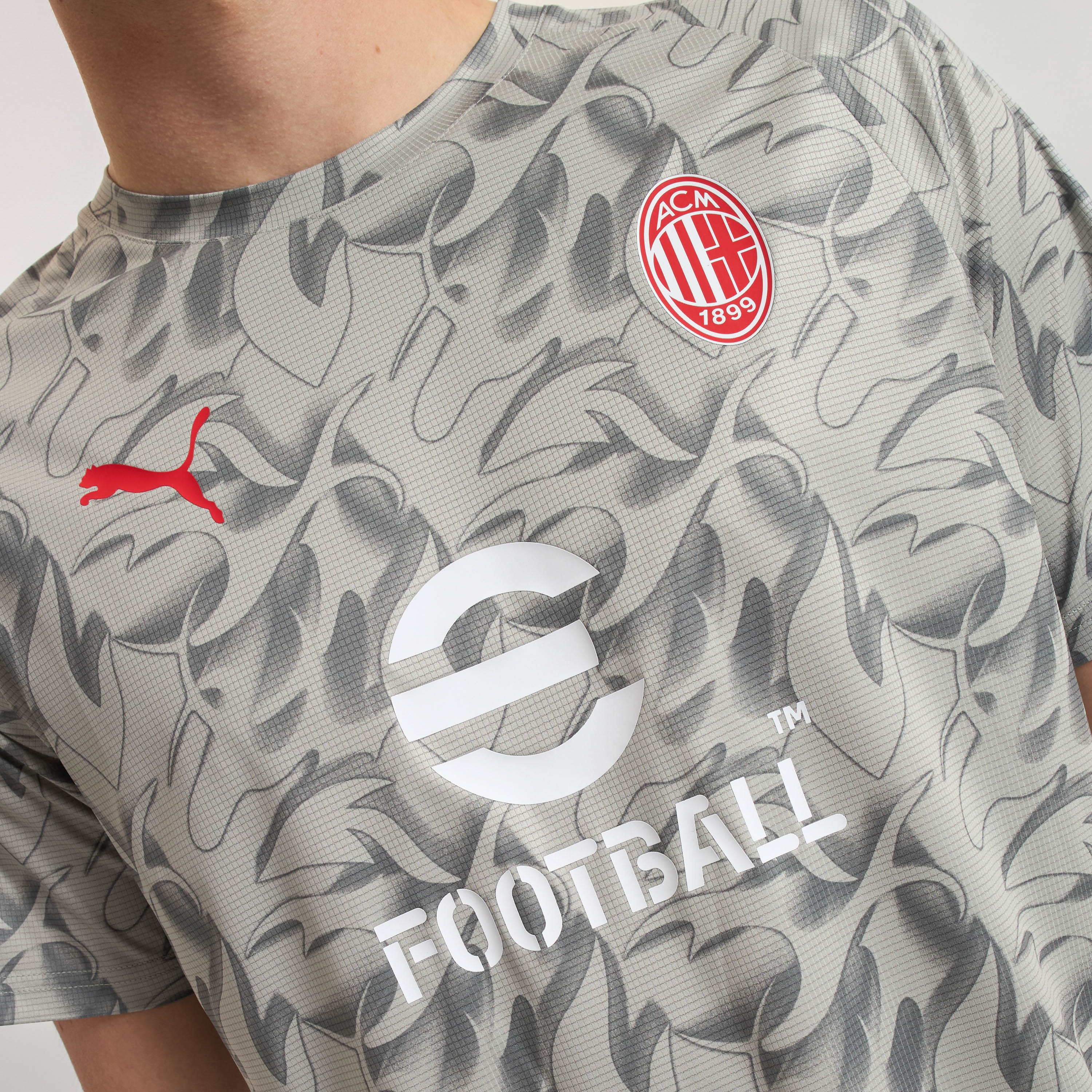 MAGLIA MILAN PREMATCH GRIGIA 2025/26 - Image 7