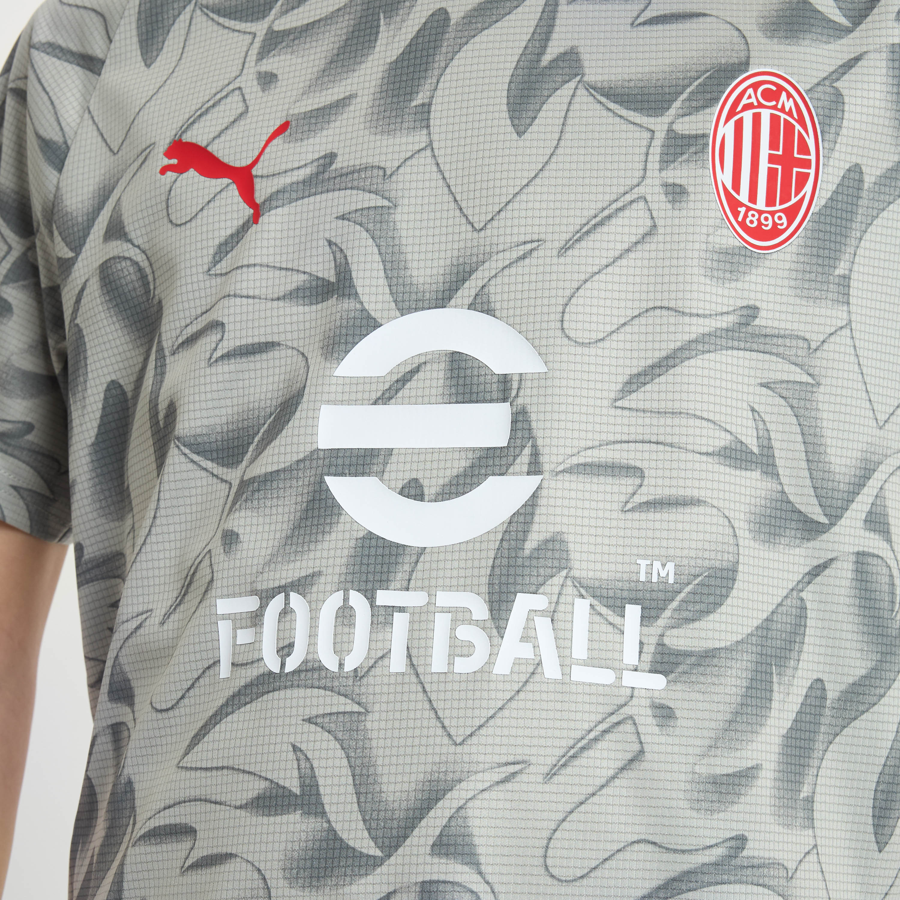 MAGLIA MILAN PREMATCH GRIGIA 2025/26 BAMBINO - Image 6