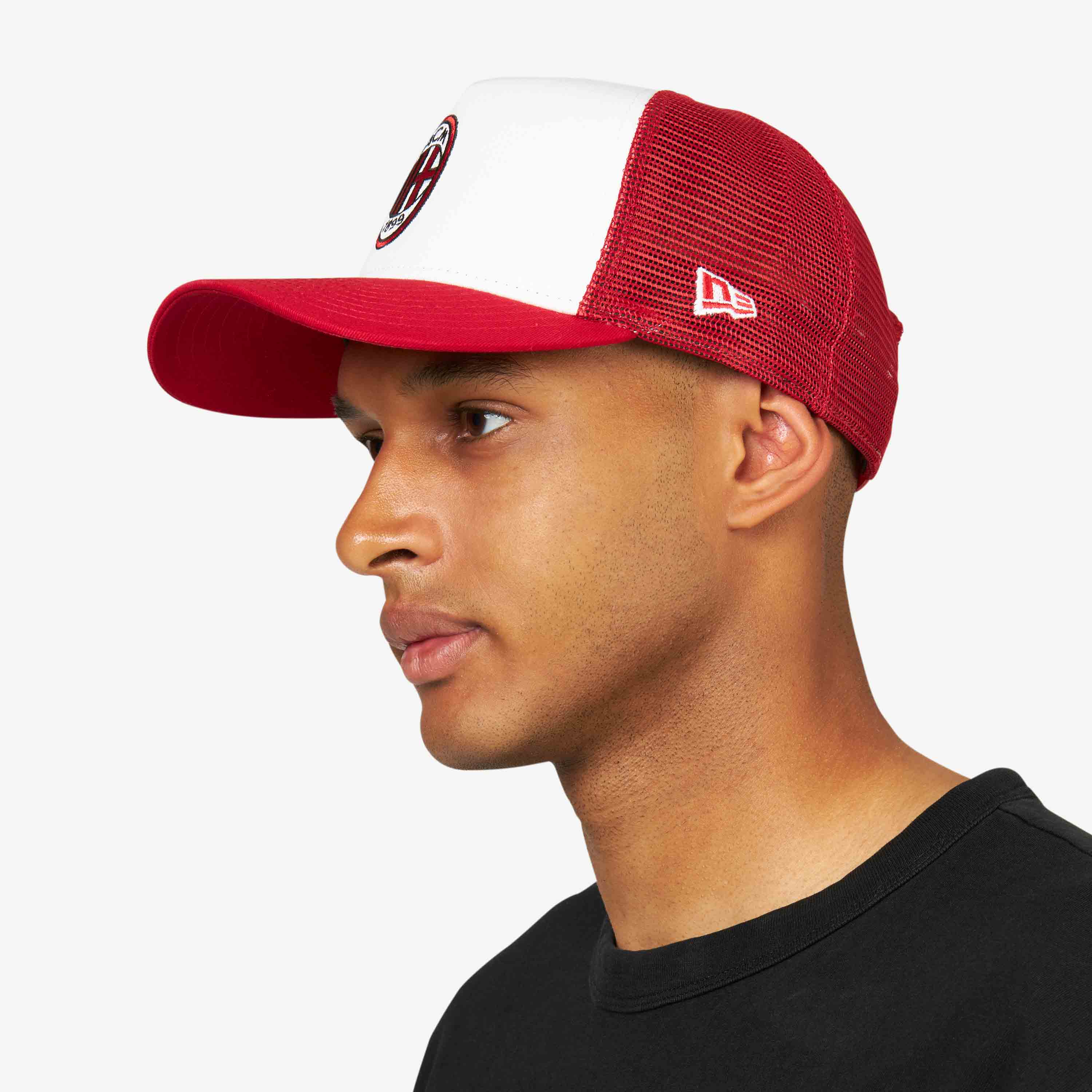 CAPPELLINO TRUCKER NEW ERA X AC MILAN CON LOGO - Image 4
