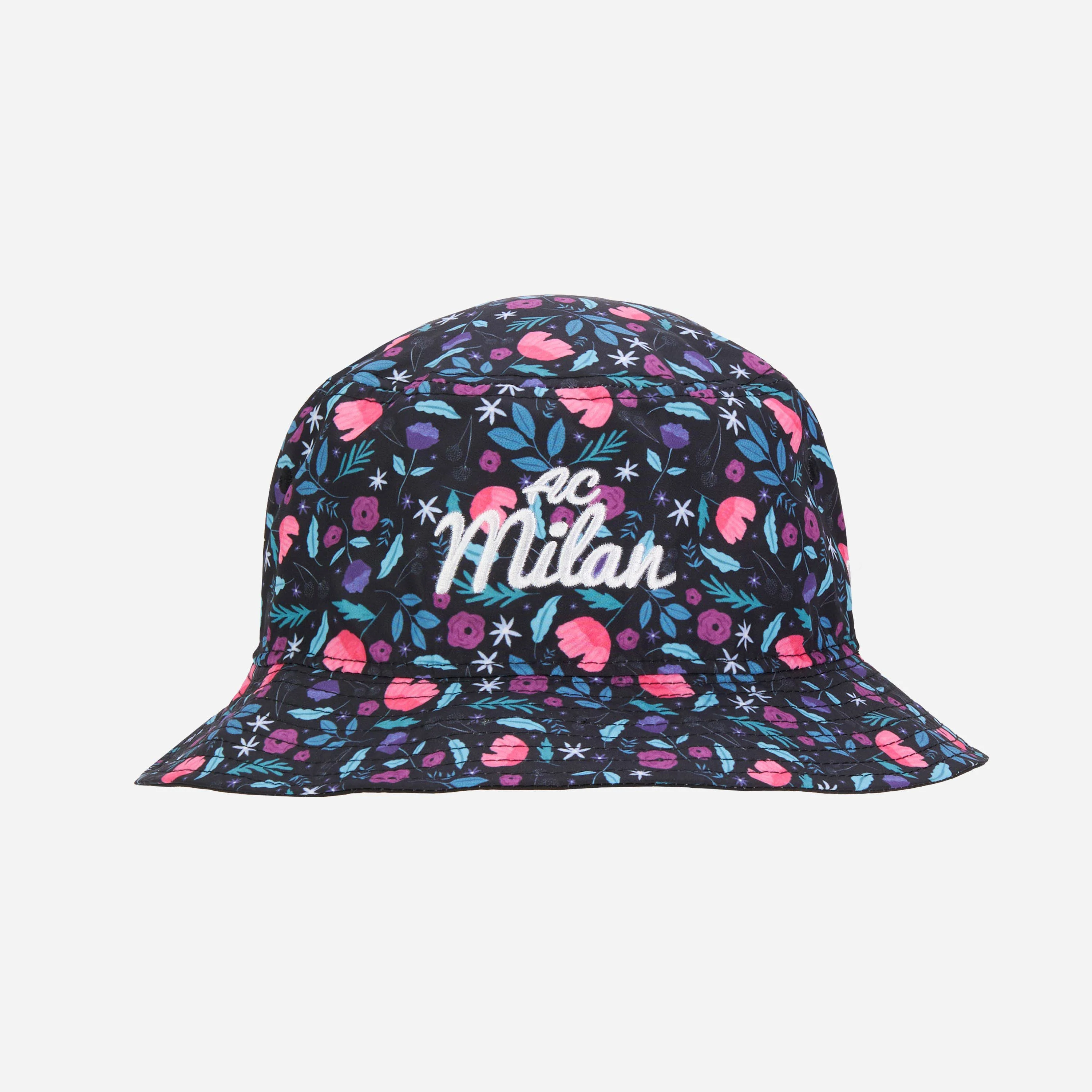 BUCKET HAT NEW ERA X AC MILAN FLOREALE - Image 3