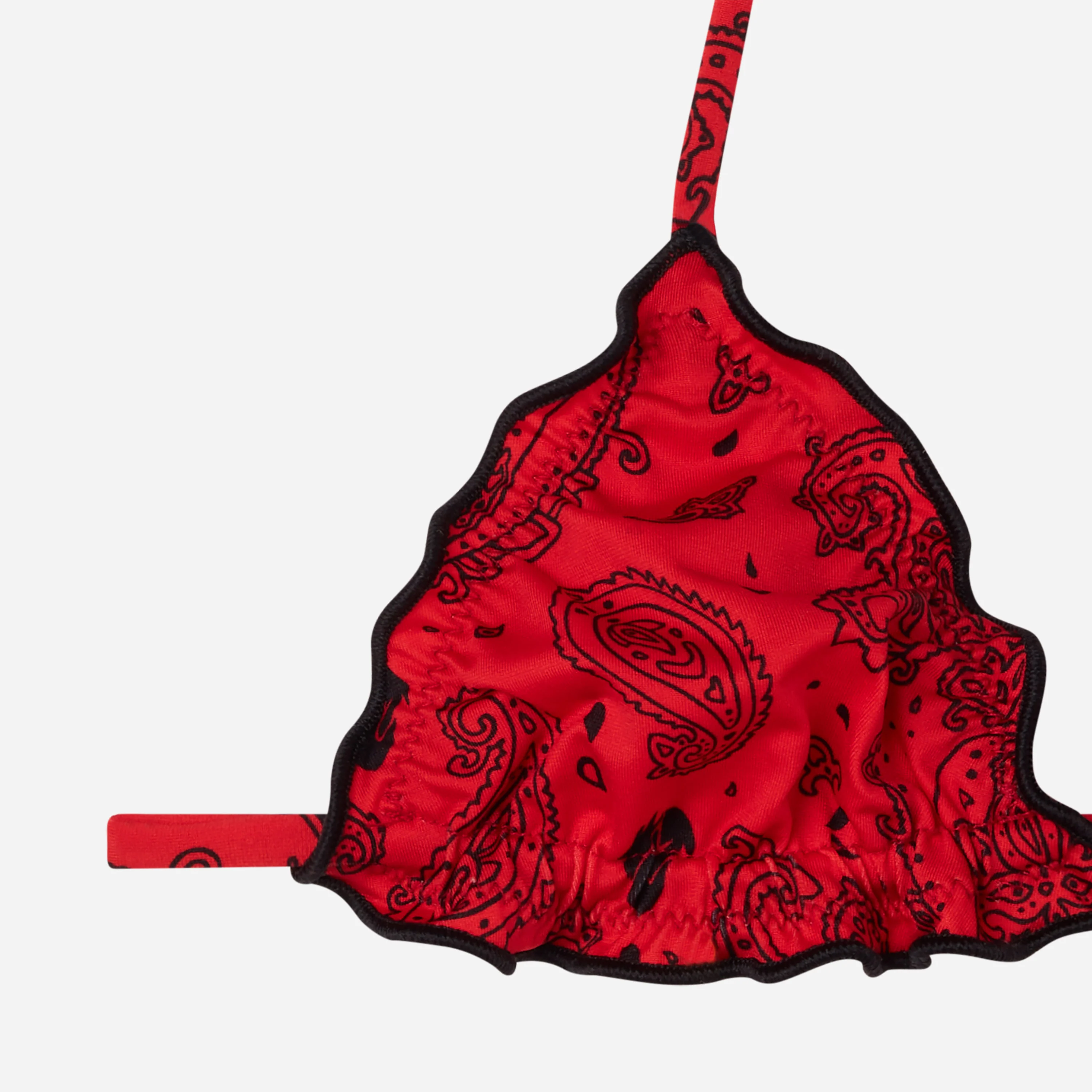 COSTUME BAMBINA BIKINI AC MILAN X MC2 SAINT BARTH CON FANTASIA BANDANA - Image 3