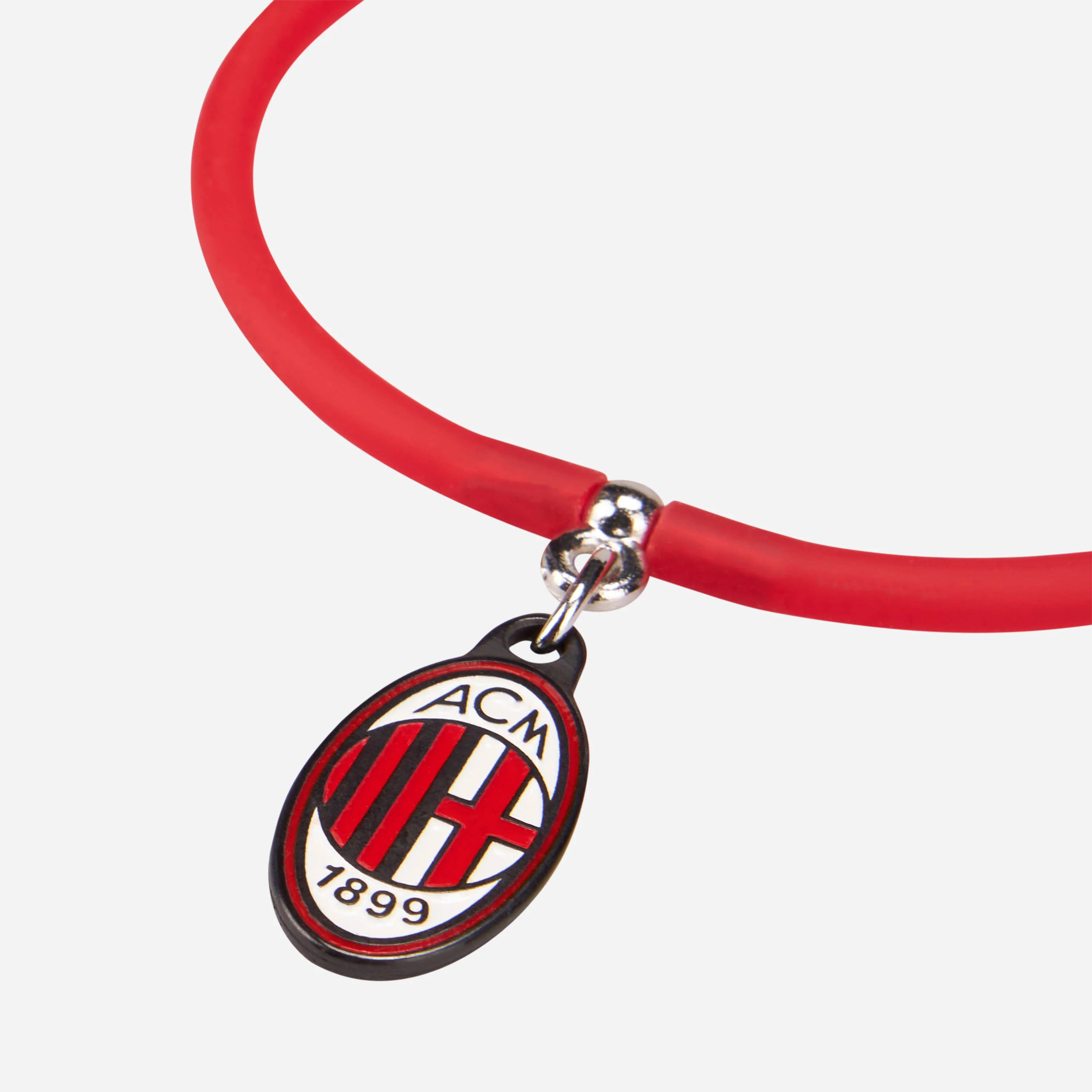 BRACCIALE ROSSO CON PENDAGLIO MILAN - Image 3