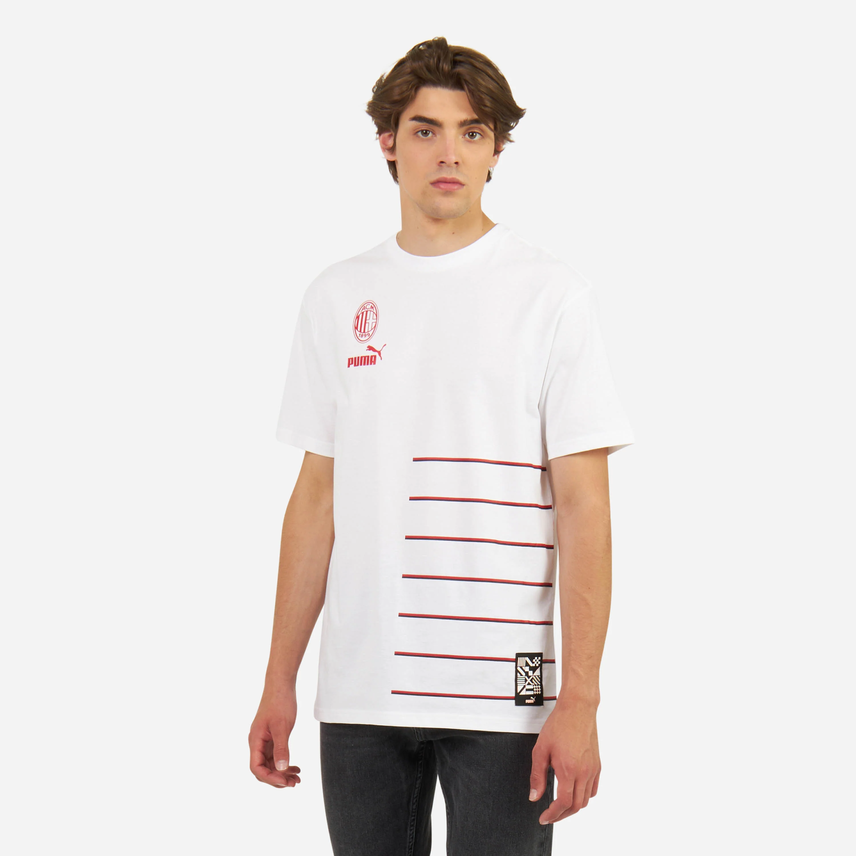 T-SHIRT MILAN CON STAMPE E PATCH - Image 4