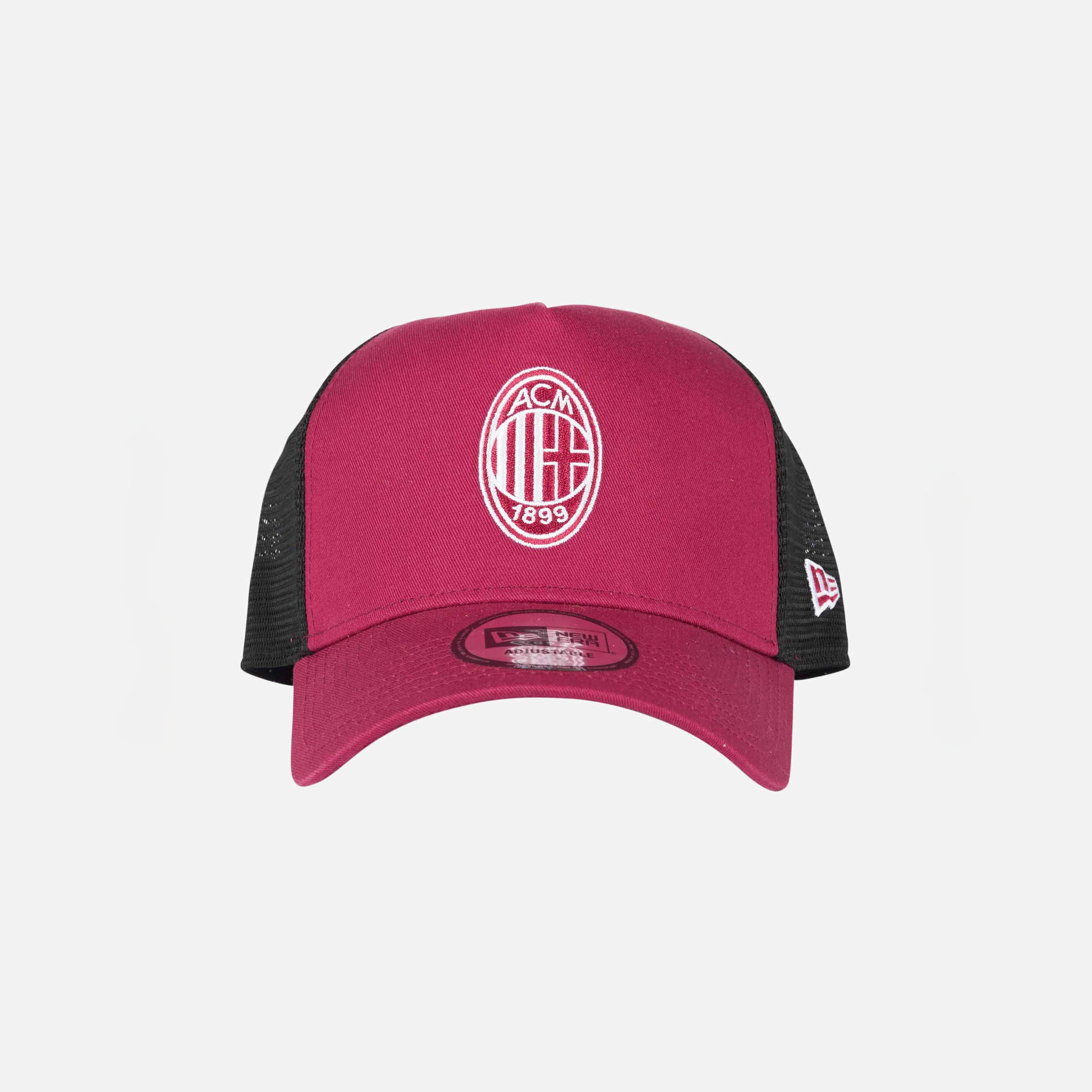CAPPELLINO TRUCKER NEW ERA X AC MILAN FUCSIA - Image 3
