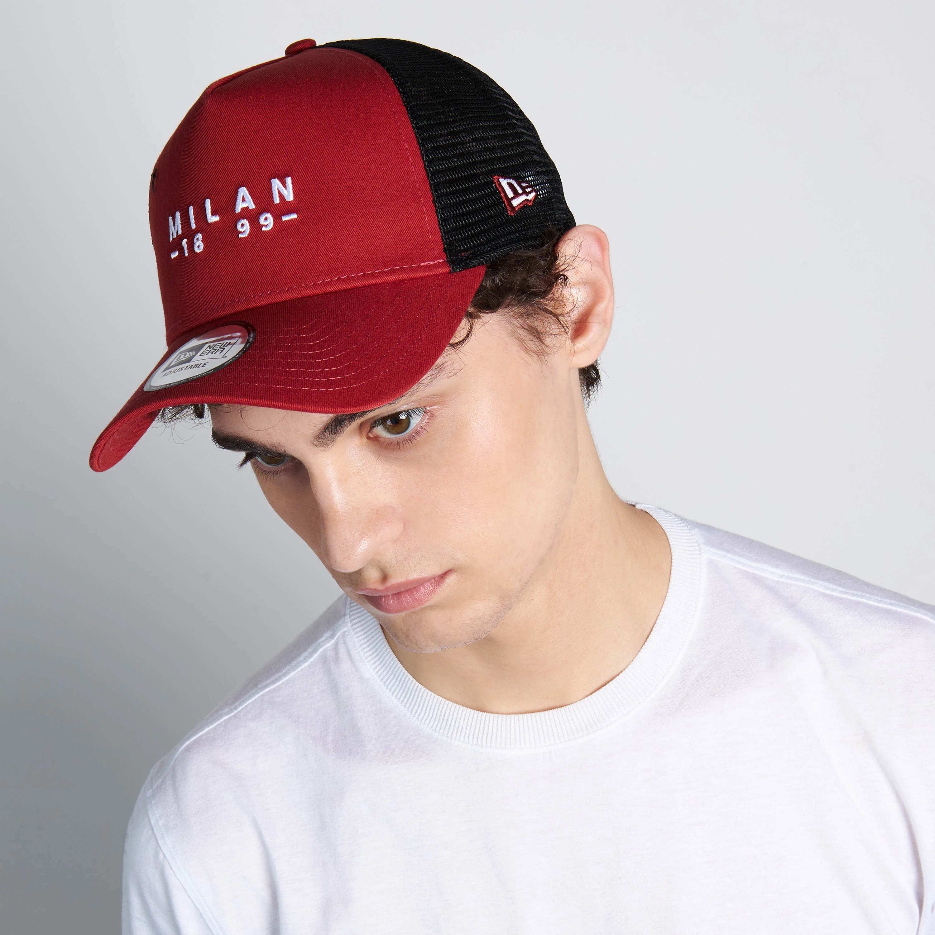 CAPPELLINO TRUCKER NEW ERA X AC MILAN CON SCRITTA - Image 3